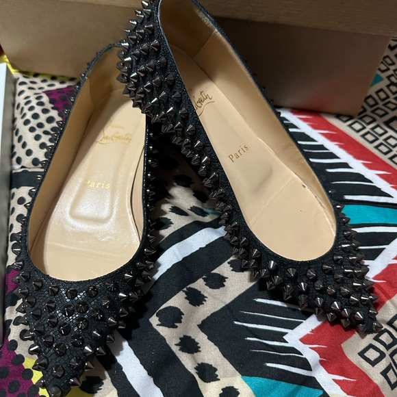 Christian Louboutin Spike Flats - Picture 2 of 9